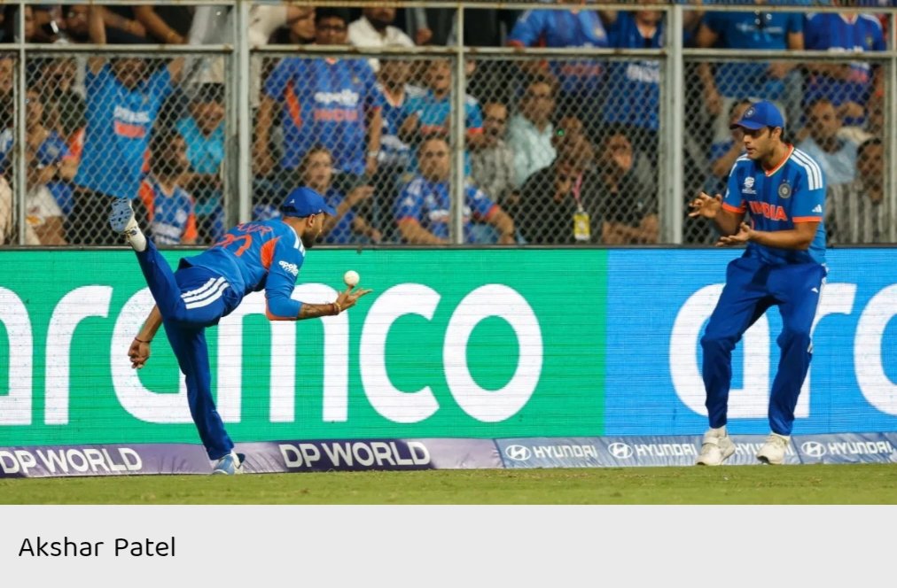 ಅಕ್ಷರ್ ಹಿಡಿದ 2 ಅದ್ಭುತ ಕ್ಯಾಚ್